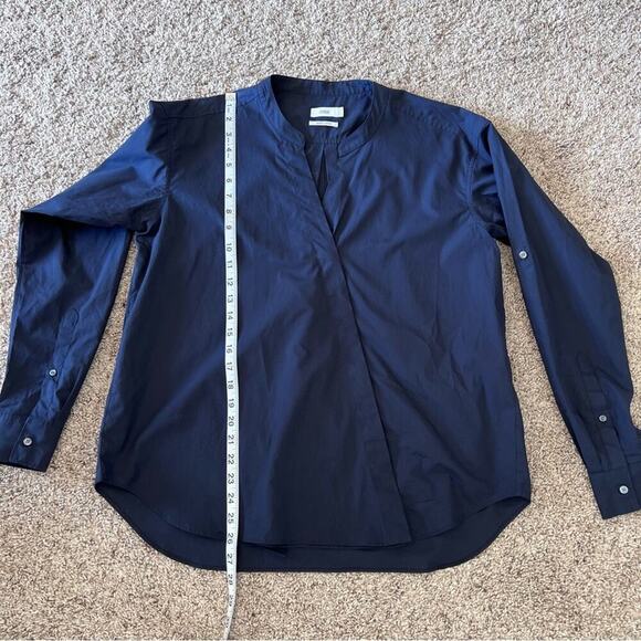 Closed Organic Poplin Dark Night Blouse - Picture 8 of 11